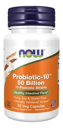 Probiotic-10 50 Billion 50 Caps - Now Foods