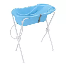 Banheira Ergonômica Anatômica Com Suporte Tutti Baby Cor Azul