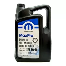 Aceite De Motor Mopar Sintético 5w-20 Para Jeep 5l