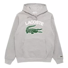 Sudadera Lacoste Gris Big Logo Sh4426 51 M1w