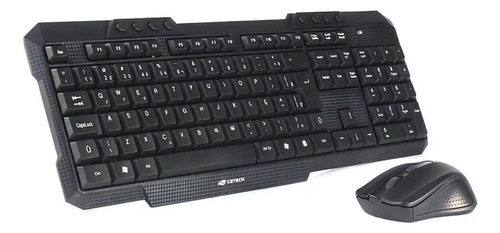 Kit De Teclado E Mouse Sem Fio Wireless 2.4ghz C3 Tech