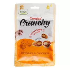 Crunch Snack Para Gatos De Pollito Conomega 50gr