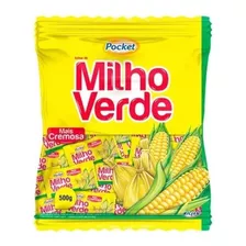 Pacote Bala De Milho Verde Pocket Cremosa - 500g - Full
