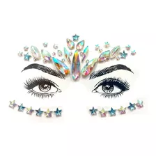 Strass Facial Sticker Autoadhesivo Cristales Fiesta 02