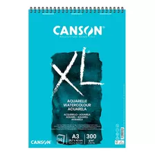 Block Canson Aquerelle A3 Xl Acuarela 300gr X 30hj 