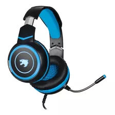 Audifonos Yaguaret Quimera Gaming Con Microfono Hgquimer /v Color Negro/azul