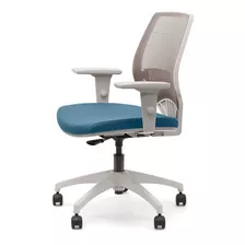 Cadeira De Escritório Marelli You 213 Azul Turquesa Com Estr Cor Azul-turquesa Material Do Estofamento Tecido