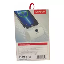 Mini Carregador Portátil Super Rápido 5000mah Para iPhone 