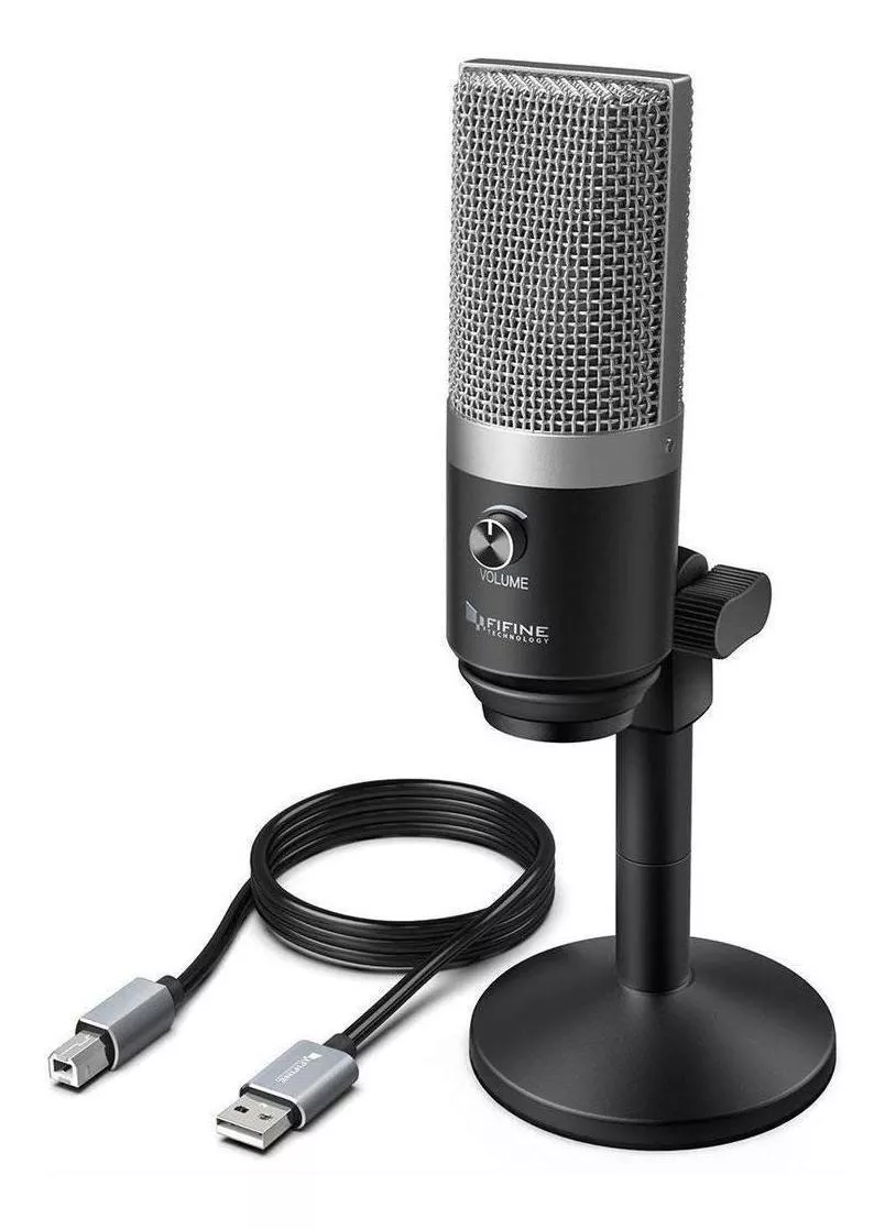 Microfone Fifine K670 Condensador  Cardióide Silver