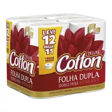 Papel Higiênico Cotton Folha Dupla Leve 12 Pague 11