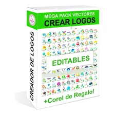 Pack 1000 Vectores Logos Premium Crear Diseñar Marcas Editar