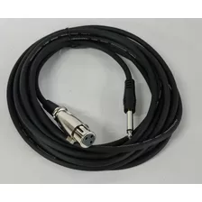Cable Para Micrófono 5 Mt Xlr Hembra Plug 6,3