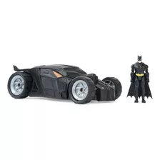 Dc Comics, Coche Por Control Remoto Batimóvil De Batman Color Negro