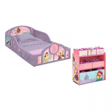 Cama Infantil Playa Area Y Juguetero Disney Princess