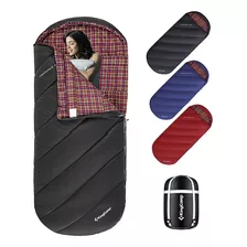 Kingcamp Camping Sleeping Bag- Xl Con Capucha, Extra Alto Bi