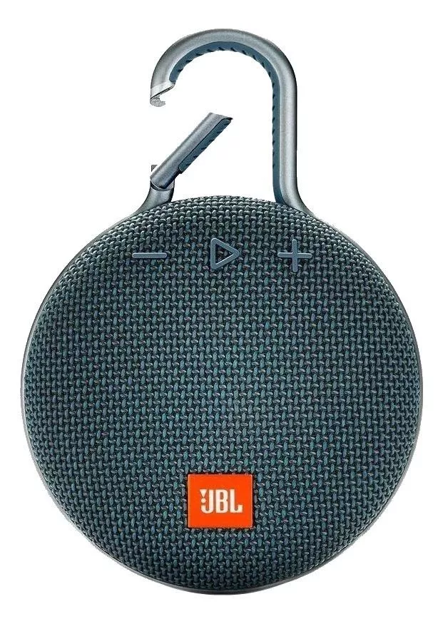 Alto-falante Jbl Clip 3 Portátil Com Bluetooth Ocean Blue 