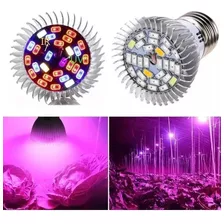 Lâmpada Led Grow 28w Cultivo Indoor / Estufa E27 