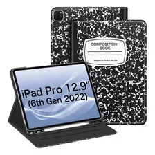 Funda Tipo Libro Para iPad Pro De 12,9 6.a Generacion 2022