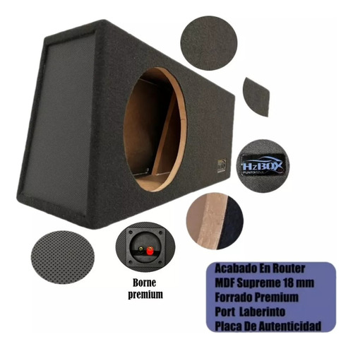 Cajn Subwoofer 12 Pulgadas Ventilado Mdf 18mm 1.5 Pies 39hz Foto 3