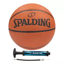 Bola De Basquete Spalding Streetball Tam 7 + Bomba De Ar