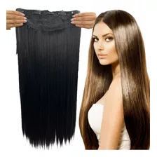 Aplique Tic Tac Orgânico 150g Mega Hair 70cm + Brinde Batom