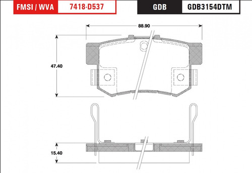 Balata Trasera Ceramica Trwp Honda S2000 2.0 2007 Foto 2