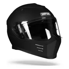 Casco De Moto Simpson Venom P2 Negro Mate