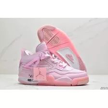 Air Jordan Retro 4 Off White Pink