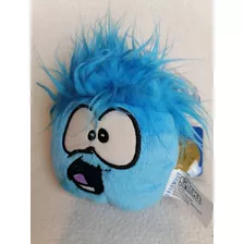 Peluche Original Puffle Azul Con Moneda Disney 14x12cm.