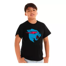 Camiseta Algodon Remera Mr Beast En Varios Colores