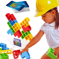 Brinquedo Infantil Equili Tetris Caiu Perdeu Empilhar Logico