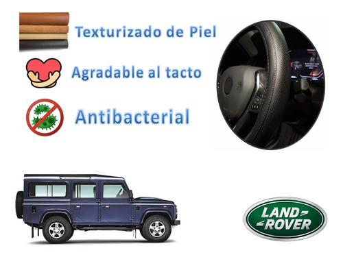 Tapetes 3d Logo Land Rover + Cubre Volante Defender 00 A 19 Foto 6