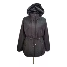 Campera Rompeviento Mujer Forrada Impermeable Talles 2 Al 10