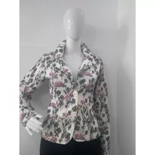 Blazer Casaco Feminino Florido G (em Ótimo Estado)