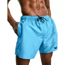 Short Mais Curto Moda Praia Liso Masculino Promoçao Limitada