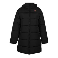 Campera Topper Lifestyle Mujer Puffer Long Il M Negro Ras