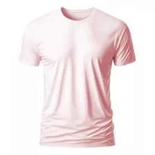 Kit 5 Camisetas Masculina Lisa Slim 100% Algodão Diver Cores