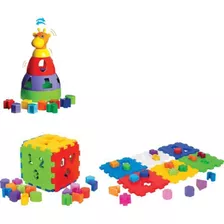 Kit De Brinquedos Educativos Mercotoys Cor Outro