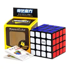 Cubo Rubik 4x4 Qiyi Fondo Negro Speed Cube