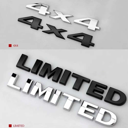 Emblema Limited Y 4x4 Jeep Logos Letras En Conjunto Set Foto 7
