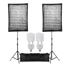 Kit Iluminação Youtuber C/ Softbox Agata 2 50x70cm 270w