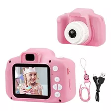 Câmera Digital Rosa Brinquedo Para Crianças