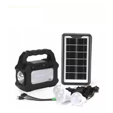 Kit Solar Emergencia Camping 220v Ampolletas 36hrs 