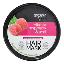 Mascara Capilar Frambuesa Y Acai Organic Shop 250ml
