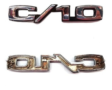 Chevrolet C10 Emblema Metalico Cromado  Nuevo Foto 2