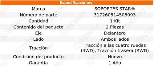 Pack Bujes Barra Estab Del Durango V8 4.7l 00/04 S.star Foto 2