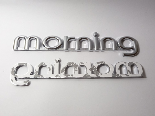 Letras Morning Kia Insignia Emblema Cromada  Foto 7