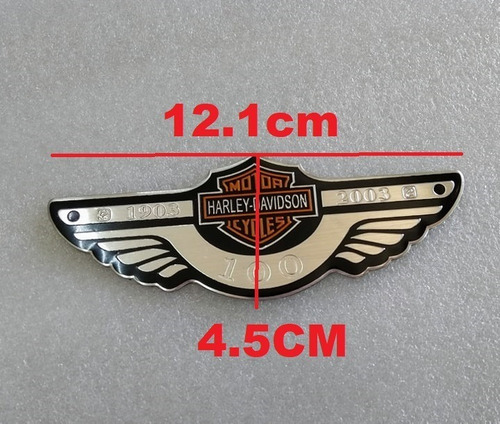 Emblemas Metálicos Harley Davidson Con 3m 