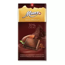 Munz Chocolate Suizo Munz Dark 70% 100g - Amargo