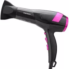 Secador De Pelo Pritech Tc-2420 Negro Y Fucsia 2000w